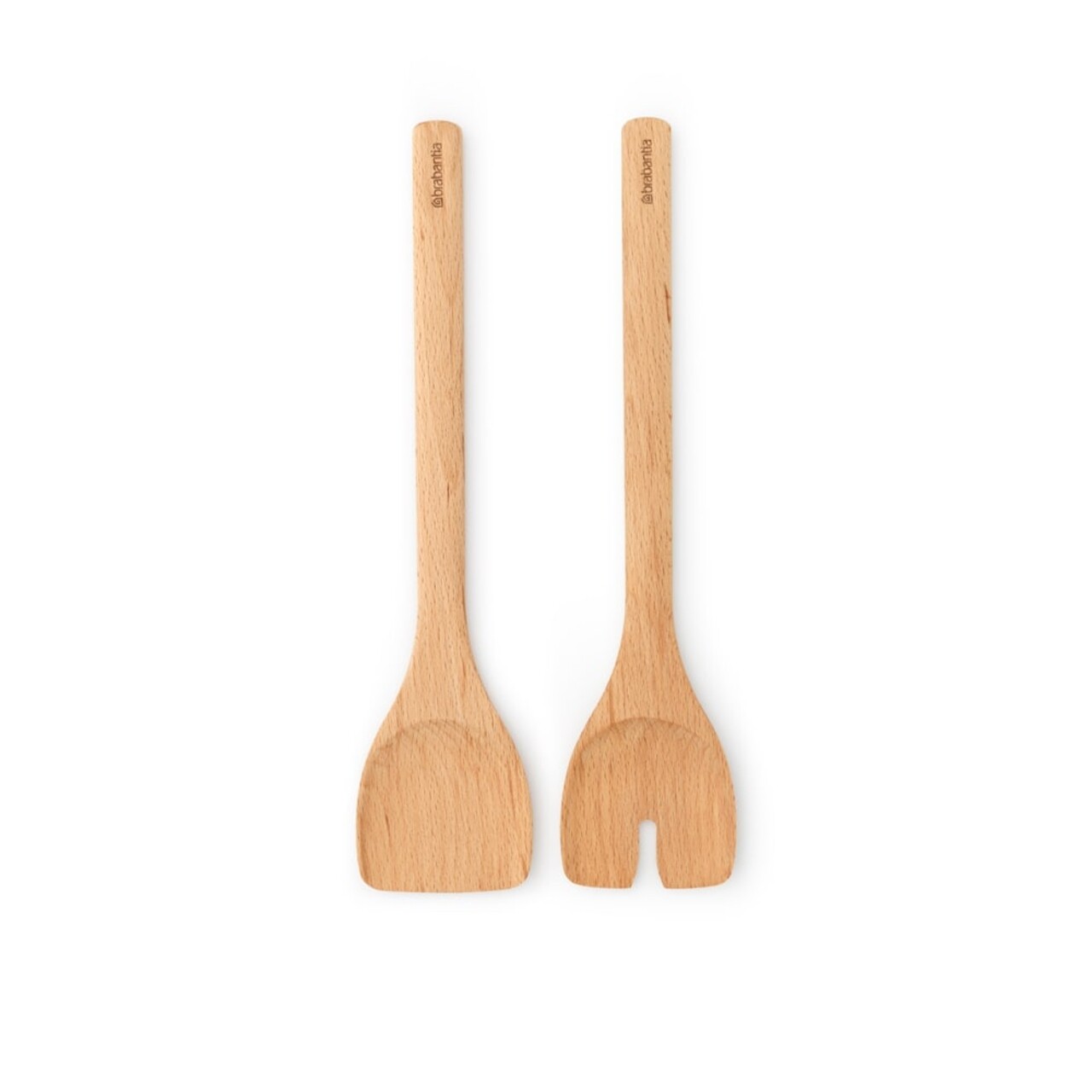 Set 2 ustensile salata, Brabantia, Profile, 30.4x7x2.5 cm, lemn, natural - imagine 4